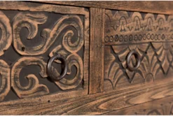 Wood 7 Drawer Cabinet -Home Furniture 271821 natural wood chest detail 44