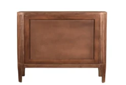 2 Door Rounded Cabinet -Home Furniture 271822 brown wood cabinet back 82