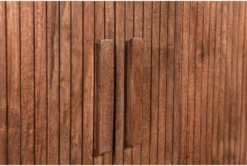 2 Door Rounded Cabinet -Home Furniture 271822 brown wood cabinet hardware 71