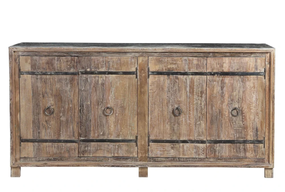 4 Door + Iron Accent Cabinet 2 4 Door + Iron Accent Cabinet - Image 2