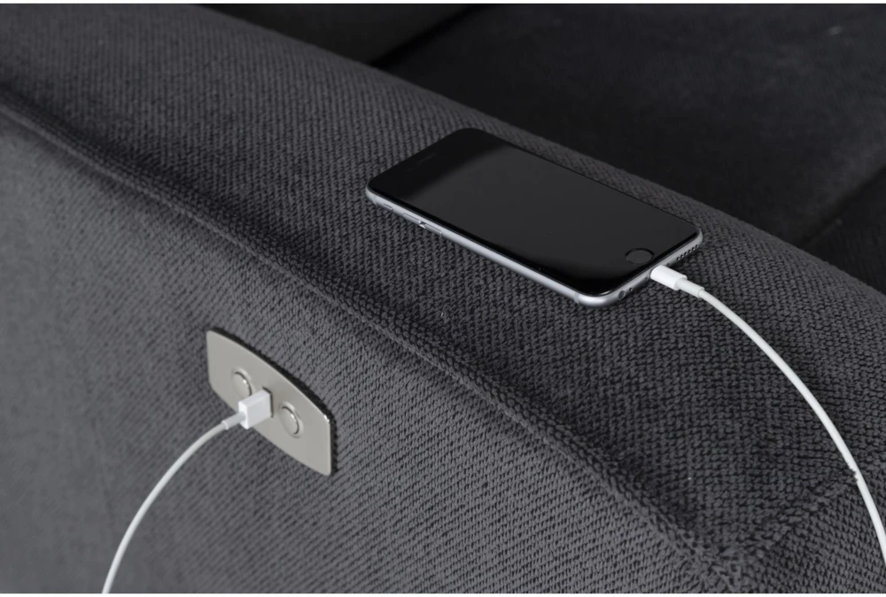 Ronan Steel Power Recliner With USB 5 Ronan Steel Power Recliner With USB - Image 5