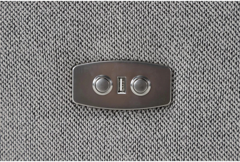 Ronan Oatmeal Power Recliner With USB 4 Ronan Oatmeal Power Recliner With USB - Image 4