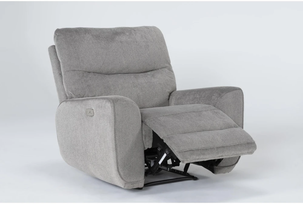 Ronan Oatmeal Power Recliner With USB 6 Ronan Oatmeal Power Recliner With USB - Image 6