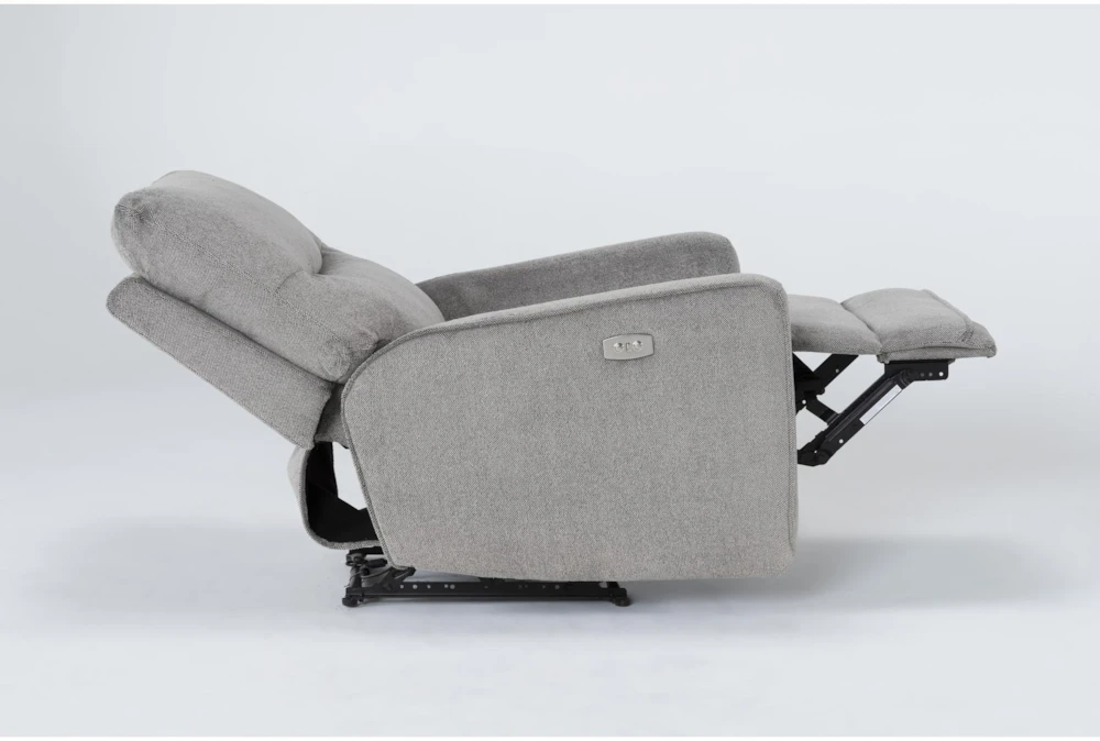 Ronan Oatmeal Power Recliner With USB 3 Ronan Oatmeal Power Recliner With USB - Image 3