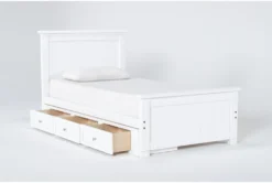 Home Furniture -Home Furniture 274728 white mdf bed side 19