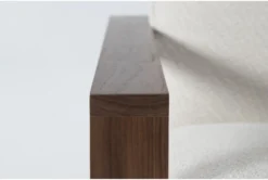 Everett Ollie Boucle 30" Accent Chair -Home Furniture 275004 white fabric accent chair detail 46