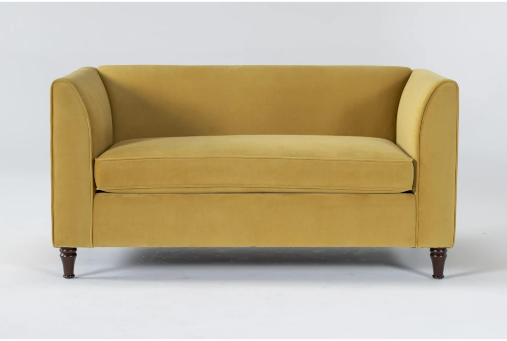 Frances Velvet 60" Settee 1 Frances Velvet 60" Settee