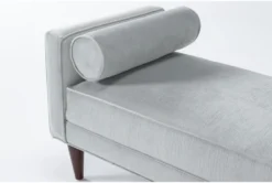 Rose 70" Velvet Settee -Home Furniture 275313 blue fabric settee detail 45