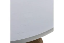 Roma Natural Rope 48" Round Dining Table 9 Roma Natural Rope 48" Round Dining Table -Home Furniture 275908 white mdf dining table detail 45