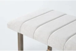 Palladium 64" Dining Bench -Home Furniture 276222 brown fabric dining bench detail 44