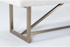 Palladium 64" Dining Bench -Home Furniture 276222 brown fabric dining bench detail 45