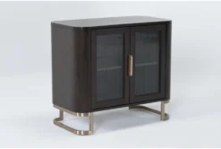 Palladium Reeded Door Accent Cabinet 8 Palladium Reeded Door Accent Cabinet -Home Furniture 276235 brown wood chest side 14