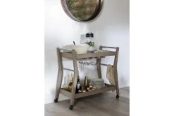 Westridge Wood Bar Cart -Home Furniture 276240 grey wood bar cabinet room 46
