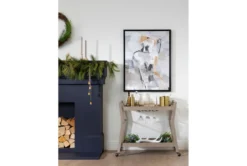 Westridge Wood Bar Cart -Home Furniture 276240 grey wood bar cabinet room 49