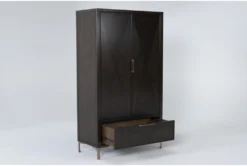 Palladium Armoire -Home Furniture 276317 brown wood armoire side 19