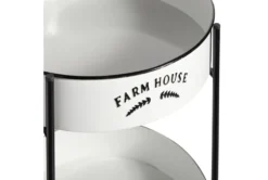 Round White Iron 3 Tier Farmhouse Rolling Storage Cart 19 Round White Iron 3 Tier Farmhouse Rolling Storage Cart -Home Furniture 276490 white multi media bar cart detail 44