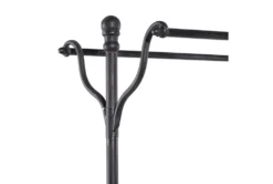 72" Black Metal + Wood Coat Rack With Shelves 14 72" Black Metal + Wood Coat Rack With Shelves -Home Furniture 276496 black multi media cabinet detail 45