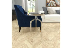 25" Silver Modern Tripod Round Accent Table -Home Furniture 276513 silver multi media accent table room 91