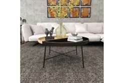 Metal And Wood Tray Round Coffee Table -Home Furniture 276529 black metal coffee table room 99