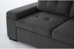 Flinn 103" 2 Piece Convertible Sleeper Sectional With Right Arm Facing Storage Chaise 19 Flinn 103" 2 Piece Convertible Sleeper Sectional With Right Arm Facing Storage Chaise -Home Furniture 277166 grey fabric sectional detail 47