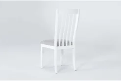 Gia Dining Chair -Home Furniture 277179 white wood dining chair side 19