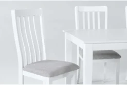 Gia 64" Dining Set For 6 -Home Furniture 277186 white wood dining set detail 44