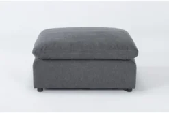 Jolene Dark Grey Ottoman