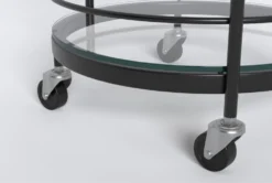 Ziggy Metal And Glass Bar Cart -Home Furniture 277866 black metal bar cabinet detail 46