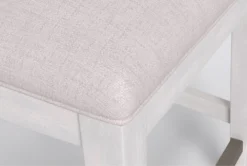 Martin Wood Back Counter Stool -Home Furniture 278724 white wood counter height stool detail 44