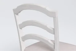 Martin Wood Back Counter Stool -Home Furniture 278724 white wood counter height stool detail 45