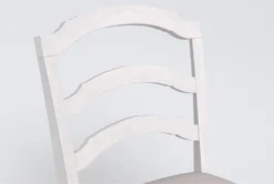 Martin Wood Back Counter Stool -Home Furniture 278724 white wood counter height stool detail 46