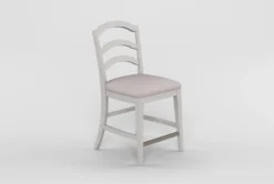 Martin Wood Back Counter Stool -Home Furniture 278724 white wood counter height stool side 20