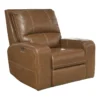 Briggs Bourbon Leather Power Recliner With Power Headrest & USB