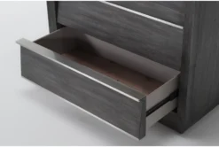 Echo Chest Of Drawers -Home Furniture 281413 black wood chest detail 44