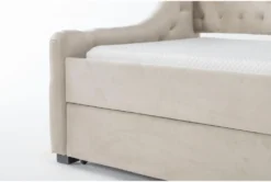 Jemma Twin Daybed With Trundle 15 Jemma Twin Daybed With Trundle -Home Furniture 281817 grey fabric daybed detail 46