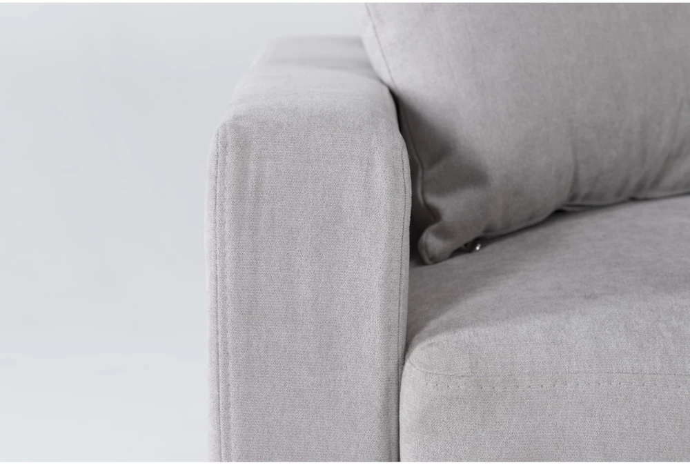 Pascal II Light Gray 91" Queen Convertible Sofa Sleeper 5 Pascal II Light Gray 91" Queen Convertible Sofa Sleeper - Image 5