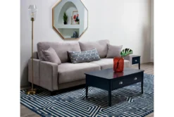 Pascal II Light Gray 91" Queen Convertible Sofa Sleeper 18 Pascal II Light Gray 91" Queen Convertible Sofa Sleeper -Home Furniture 282573 silver fabric futonconvertible sofa bed room 59