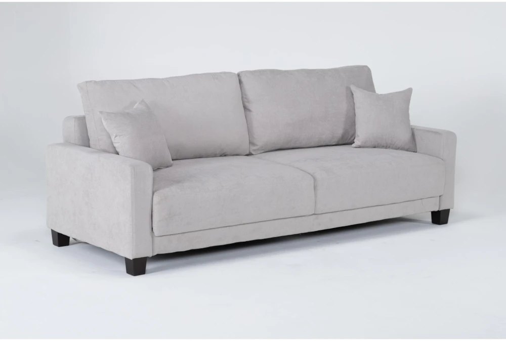 Pascal II Light Gray 91" Queen Convertible Sofa Sleeper 2 Pascal II Light Gray 91" Queen Convertible Sofa Sleeper - Image 2