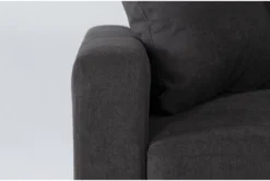 Pascal II Granite 91" Queen Convertible Sofa Sleeper -Home Furniture 282574 grey fabric futonconvertible sofa bed detail 44