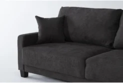 Pascal II Granite 91" Queen Convertible Sofa Sleeper -Home Furniture 282574 grey fabric futonconvertible sofa bed detail 45