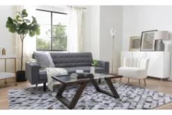 Petula II Slate 85" Convertible Sofa Bed 17 Petula II Slate 85" Convertible Sofa Bed -Home Furniture 282577 grey fabric futonconvertible sofa bed room 41