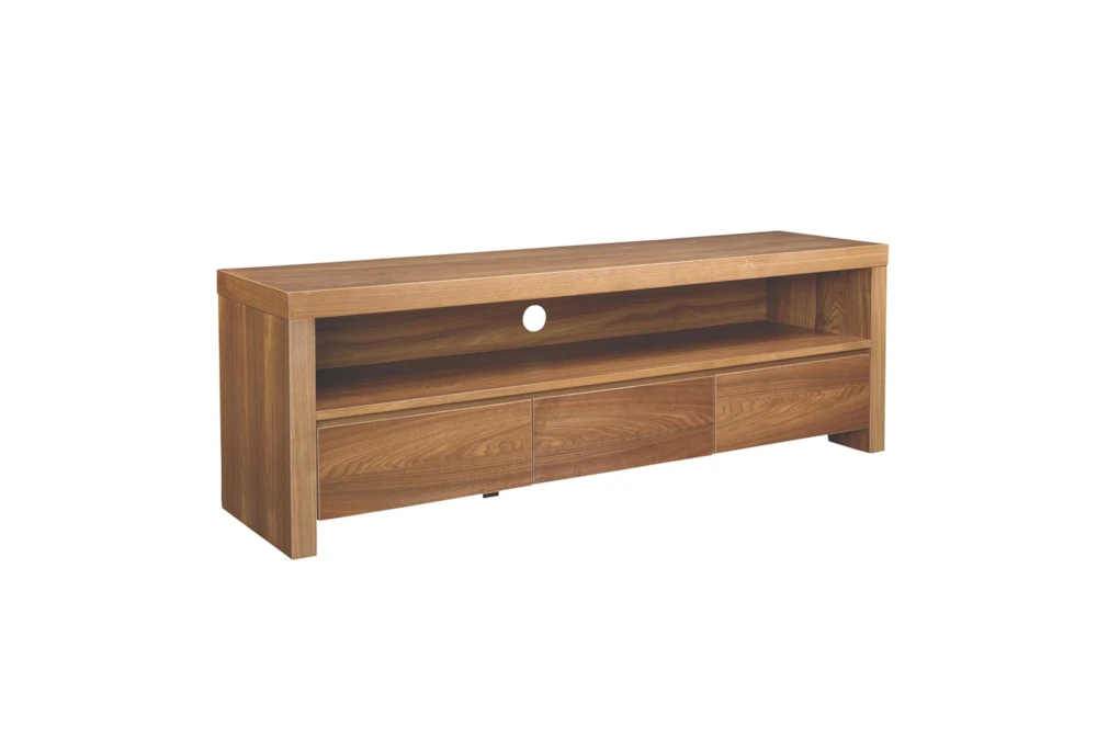 Robeck Walnut 59" Tv Stand 2 Robeck Walnut 59" Tv Stand - Image 2
