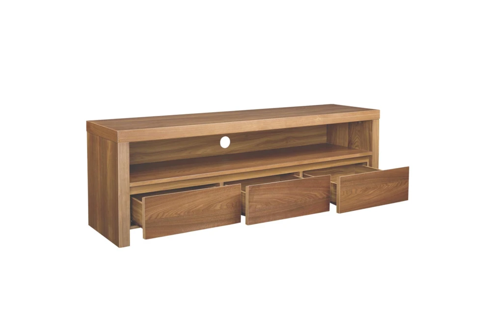 Robeck Walnut 59" Tv Stand 3 Robeck Walnut 59" Tv Stand - Image 3