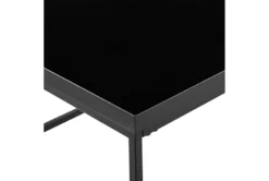 Riley High Gloss Black 35" Console Table With Matte Black Base -Home Furniture 282846 black mdf sofa table detail 47