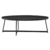 Weldon Black Oval Coffee Table