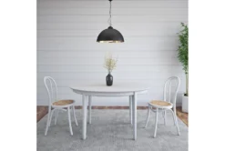 Weber Matte White 54" Oval Dining Table -Home Furniture 283251 detail 50