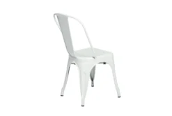 Wates Matte White Stacking Metal Cafe Chair Set Of 4 11 Wates Matte White Stacking Metal Cafe Chair Set Of 4 -Home Furniture 283302 detail 46