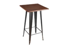 Weisman Antique Black And Walnut 41" Bar Table 8 Weisman Antique Black And Walnut 41" Bar Table -Home Furniture 283309 detail 45