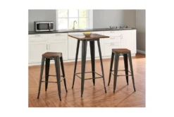 Weisman Antique Black And Walnut 41" Bar Table 10 Weisman Antique Black And Walnut 41" Bar Table -Home Furniture 283309 detail 47