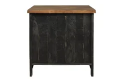 Delburne Storage End Table -Home Furniture 283467 black wood end table back 82